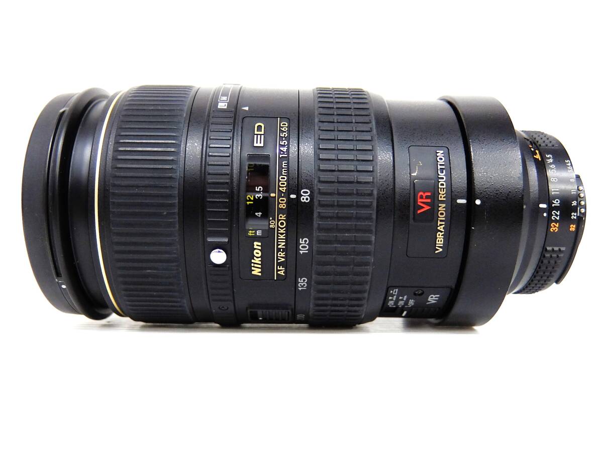 きれいめ Nikon ニコン AF VR-NIKKOR 80-400mm F4.5-5.6D ED カメラレンズ Fマウント オートフォーカスの画像2