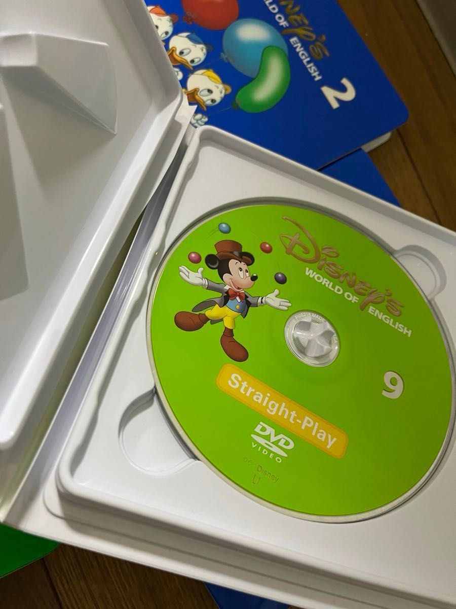DWE ディズニー 英語システム ワールドファミリー ストレートプレイ DVD 12枚