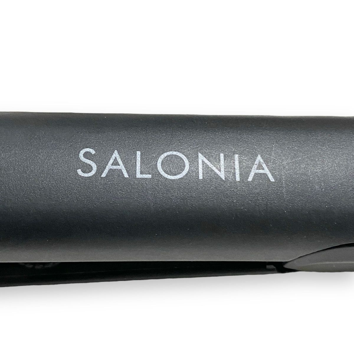 【SALONIA】ストレートヘアアイロン SL-004S ブラック24㎜ コテ 