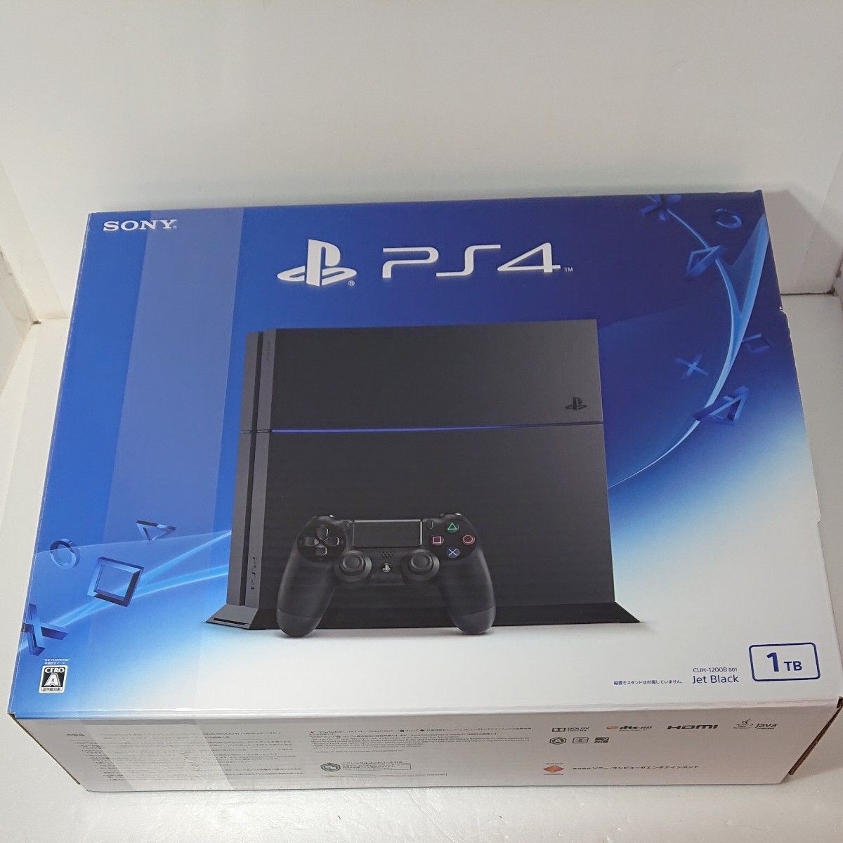 PlayStation4 ジェット・ブラック 1TB CUH-1200BB01 箱・説付き 動作確認済み 美品