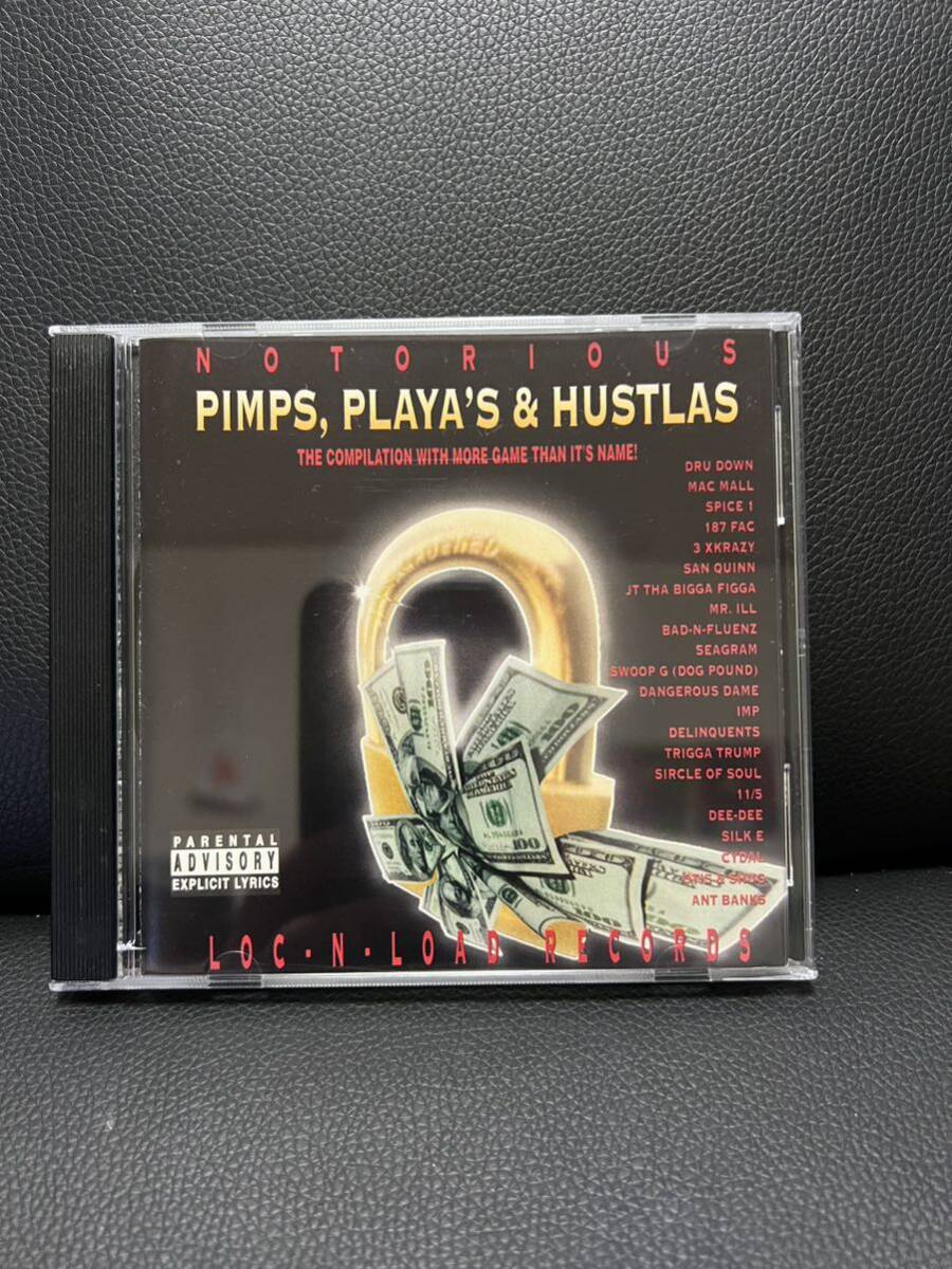 NOTORIOUS PIMPS PLAYA’S & HUSTLAS G-RAP G-LUV GANGSTA RAP Gラップ ギャングスタラップ hip-hop west BAY RARE レア V.A.の画像1