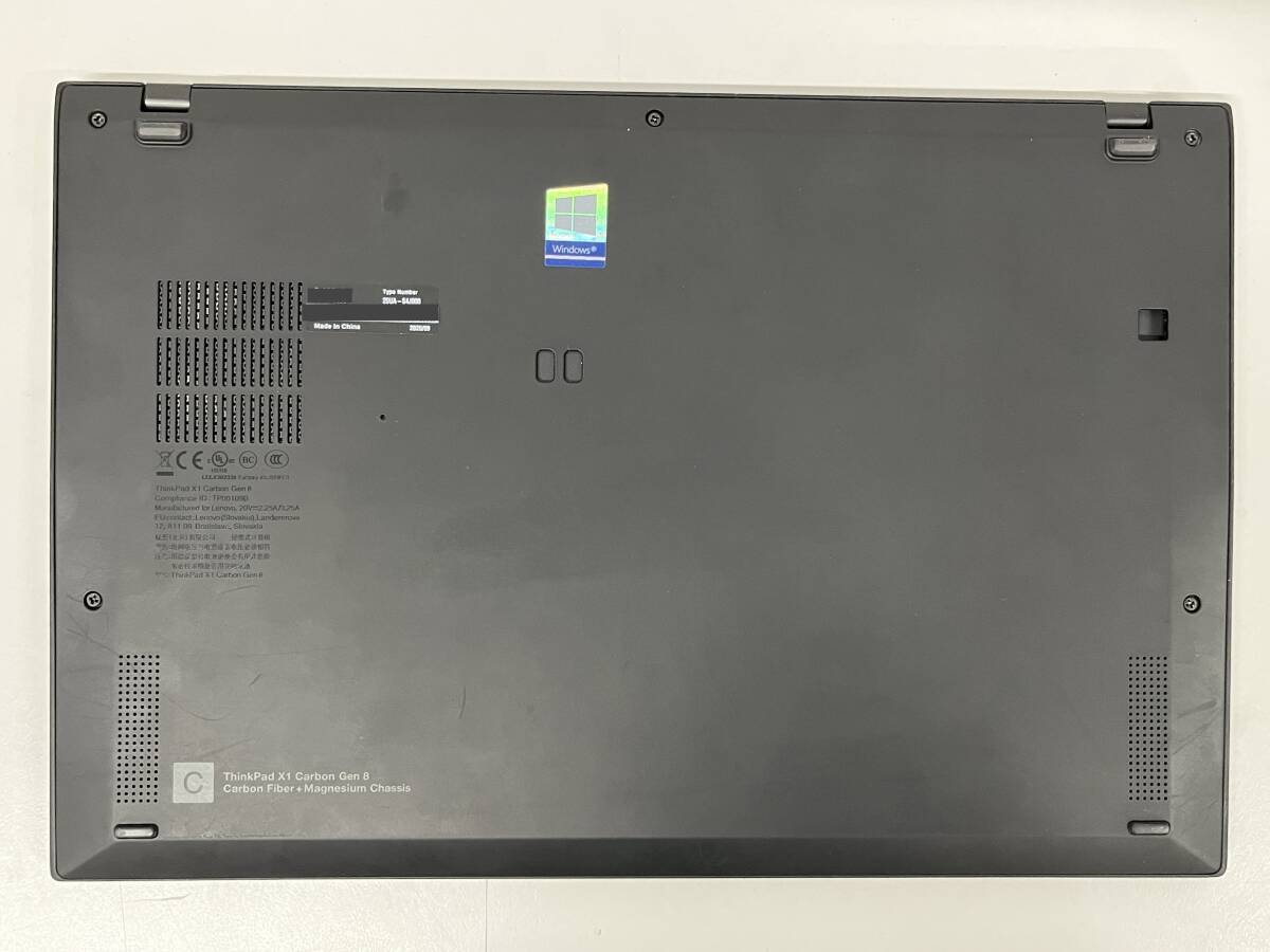 Lenovo ThinkPad X1 Carbon Gen8 / Core i5-10210U 1.60GHz / 16GB / SSD 256GB / Windows 11Pro / 14インチ、動作確認済み_画像7