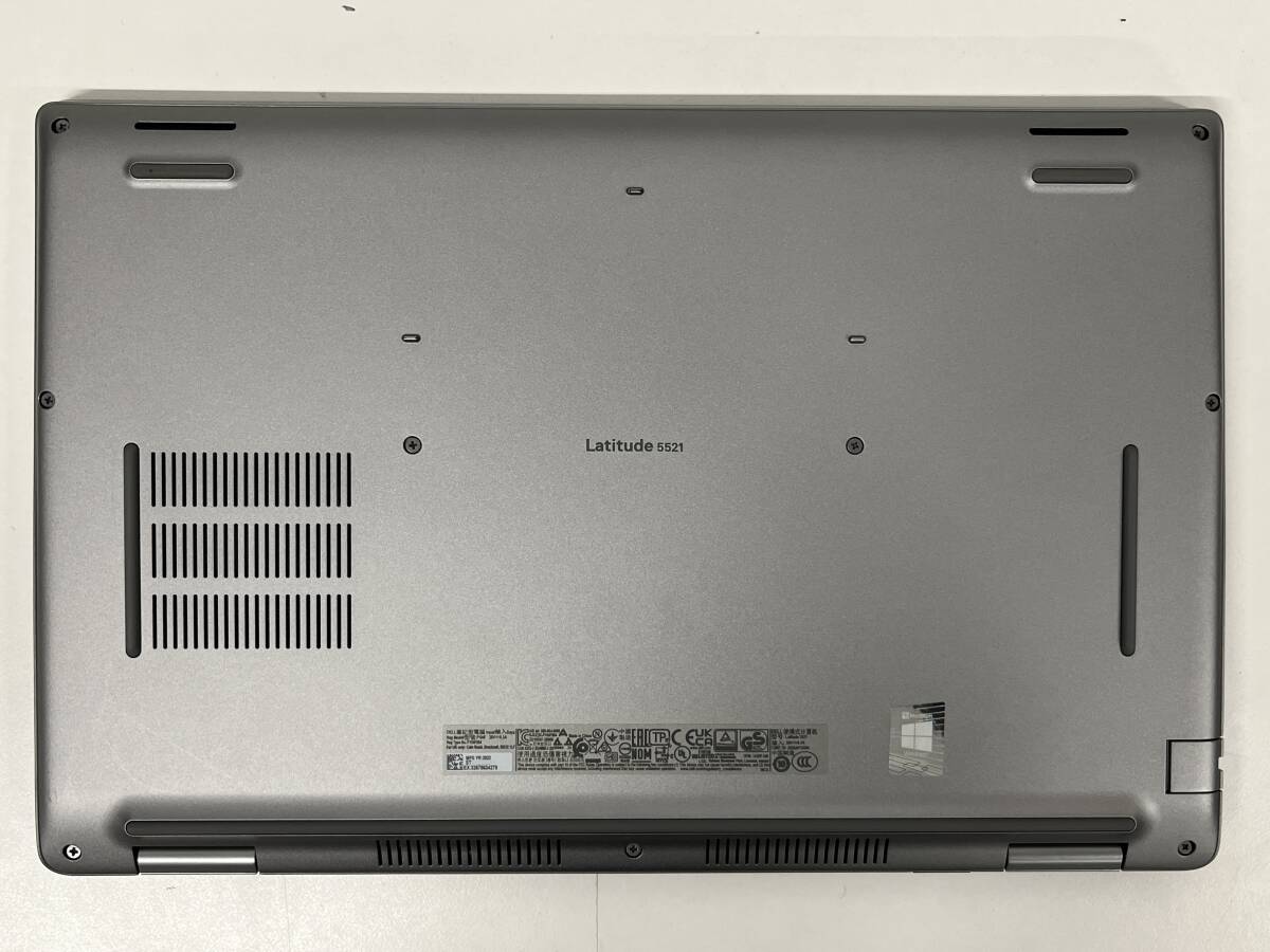 「ジャンク品」DELL Latitude 5521 / Core i7-11850H 2.50GHz / メモリ 16GB / SSD 512GB / Win11Pro、動作確認済み_画像7