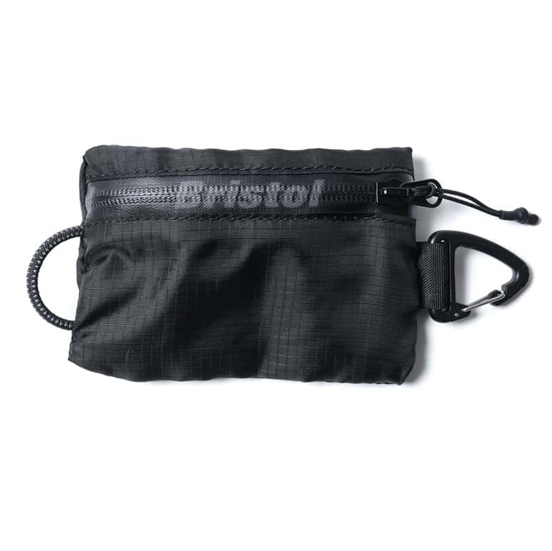 24SS新品★F.C.Real BristolウォレットTOUR WALLET財布FCRBブリストルF.C.R.BカラビナSOPH190TリップストップPOLYESTERブラックCOIN CASE_画像3