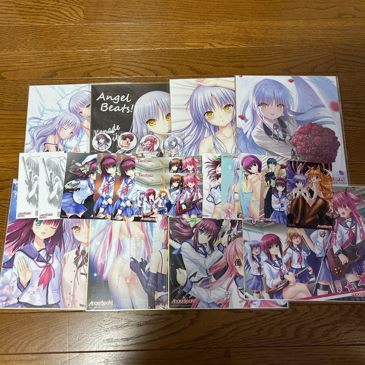 Angel Beats 色紙　ポストカード　缶バッジ　まとめ売り