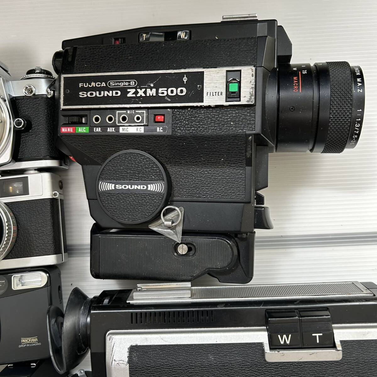 1円~フィルムカメラビデオカメラまとめ Nikon OLYMPUS Canon KONICA PENTAX MINOLTA FUJI FUJICA Victor など(ジャンク品 動作未確認KJ )_画像6