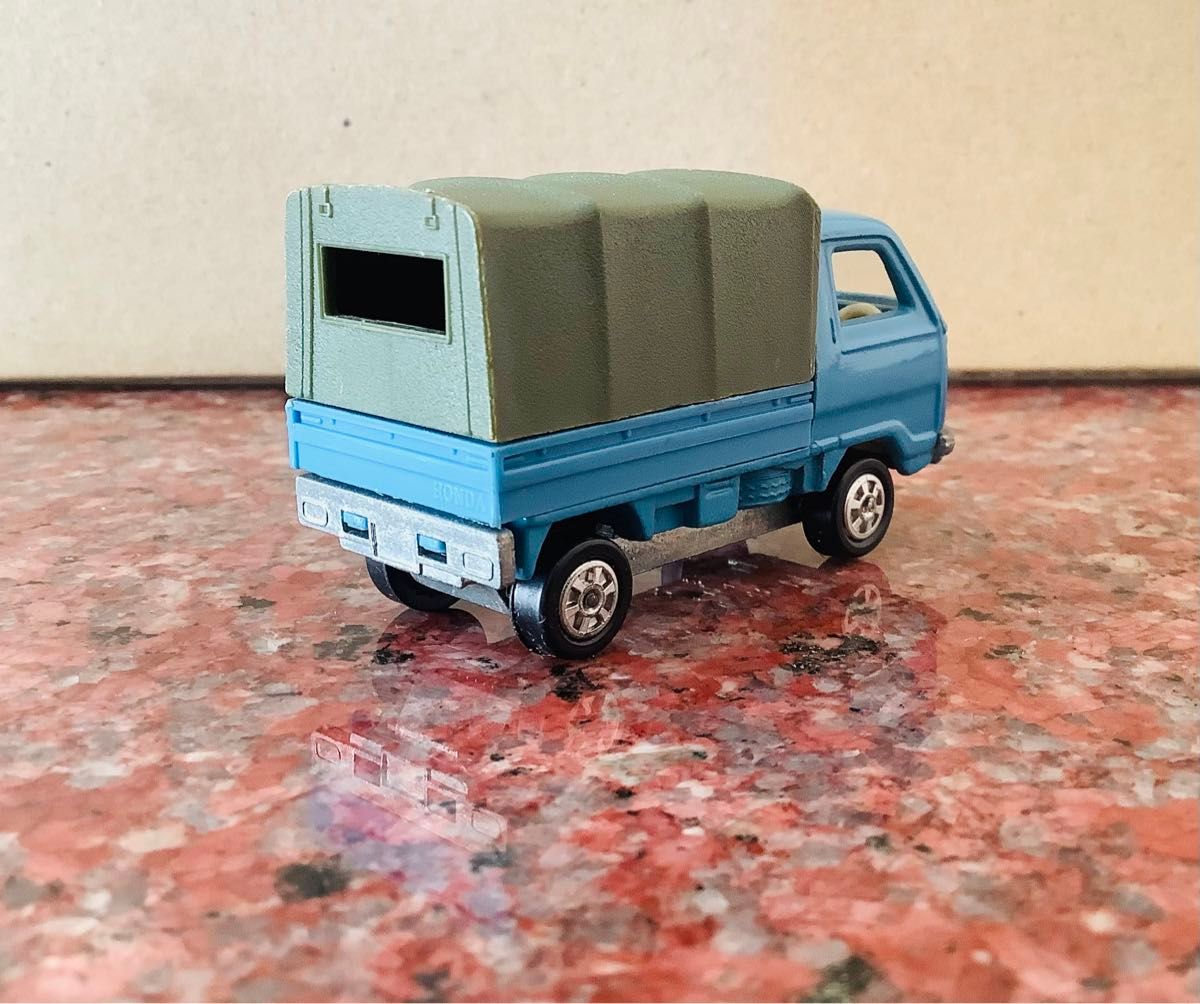 ミニカー トミカ ホンダ TNⅢ 360トラック　 黒箱 当時物　TOMY 旧ホイール　HONDA tomica