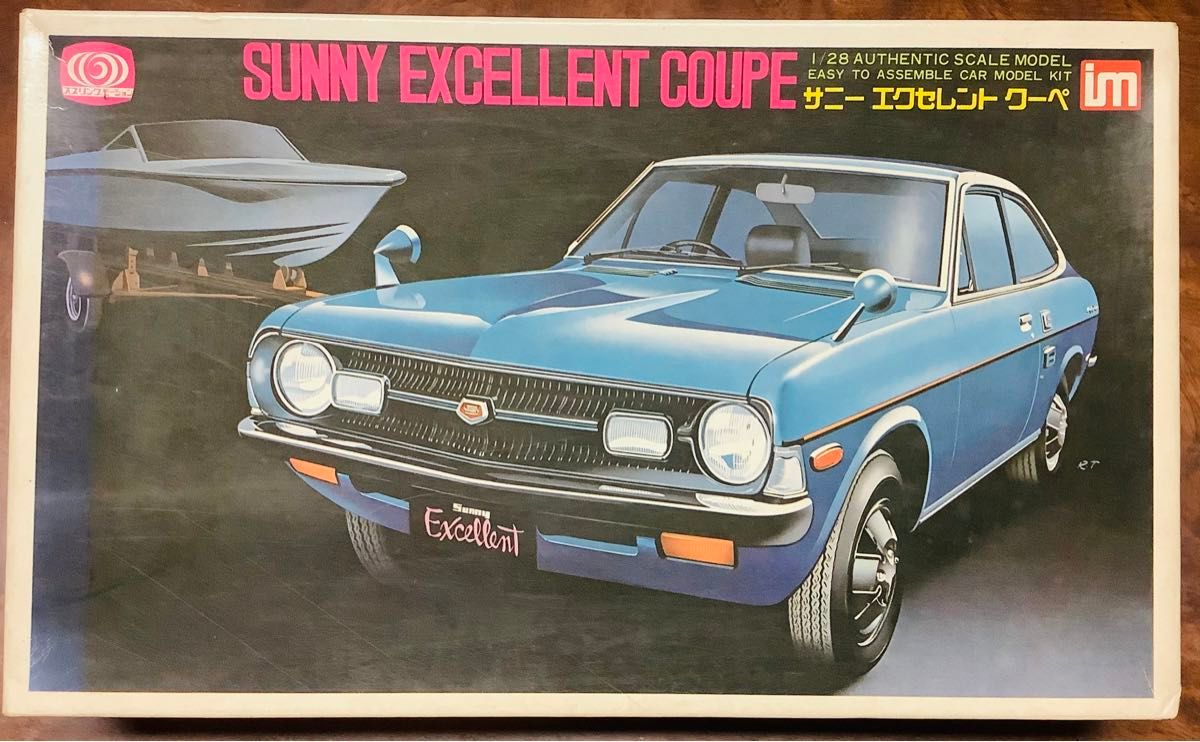 1/28 プラモデル　イッコー　日産サニーエクセレントクーペ　DATSUN NISSAN 未組立品　SUNNY