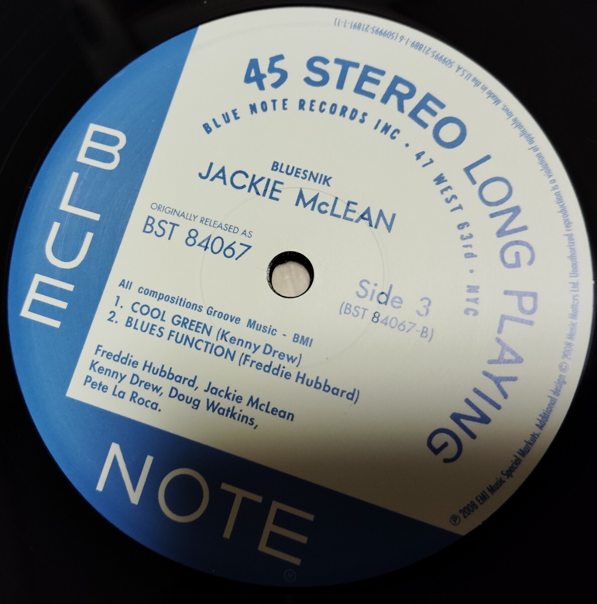 【MUSIC MATTERS 新品同様】JACKIE McLEAN BLUESNIK ジャッキーマクリーン  200g重量盤 2LP 高音質 コーティング見開きジャケ BLUENOTEの画像7