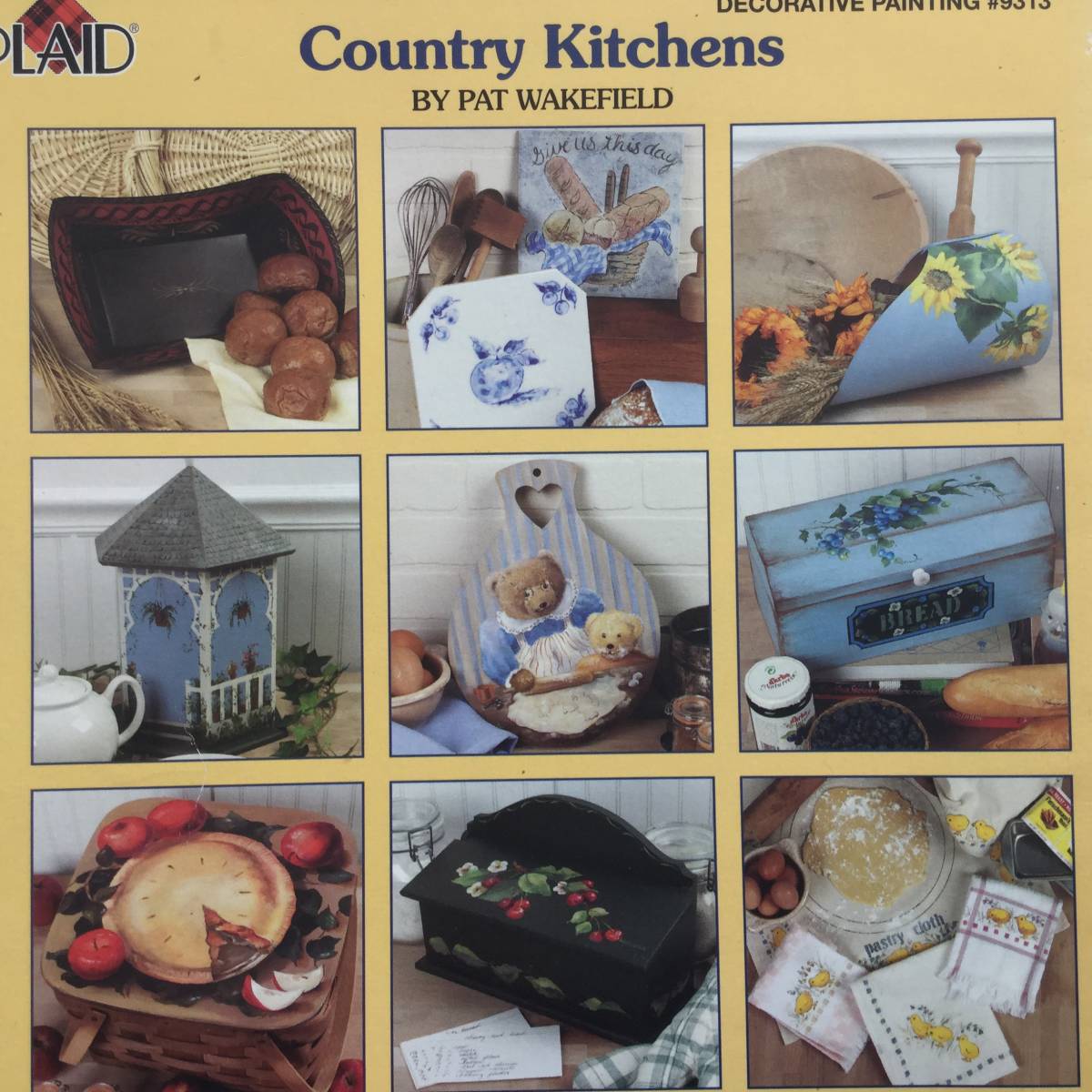 手芸本■ARTBOOK_OUTLET■C2*142★送料無料 パットウェイクフィールド カントリーキッチン PAT WAKEFIELD Country Kitchens TOLEトール図案