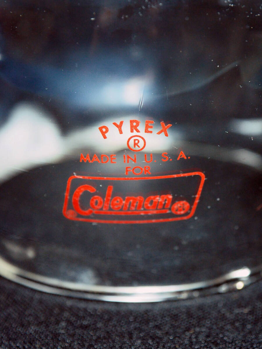 Coleman コールマン PYREX パイレックス　ビンテージ　グローブ レッドレター 赤文字 200 200A 200B 201 202 242に使えます　４_画像1