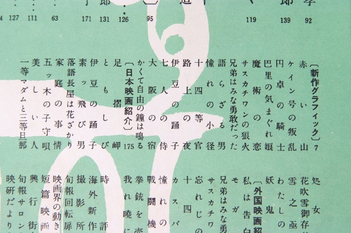 キネマ旬報 No.88 1954年春の特別号 表紙：エヴァー・ガードナー グラフィック：新盛り場風土記(福岡市)★ki.22の画像3