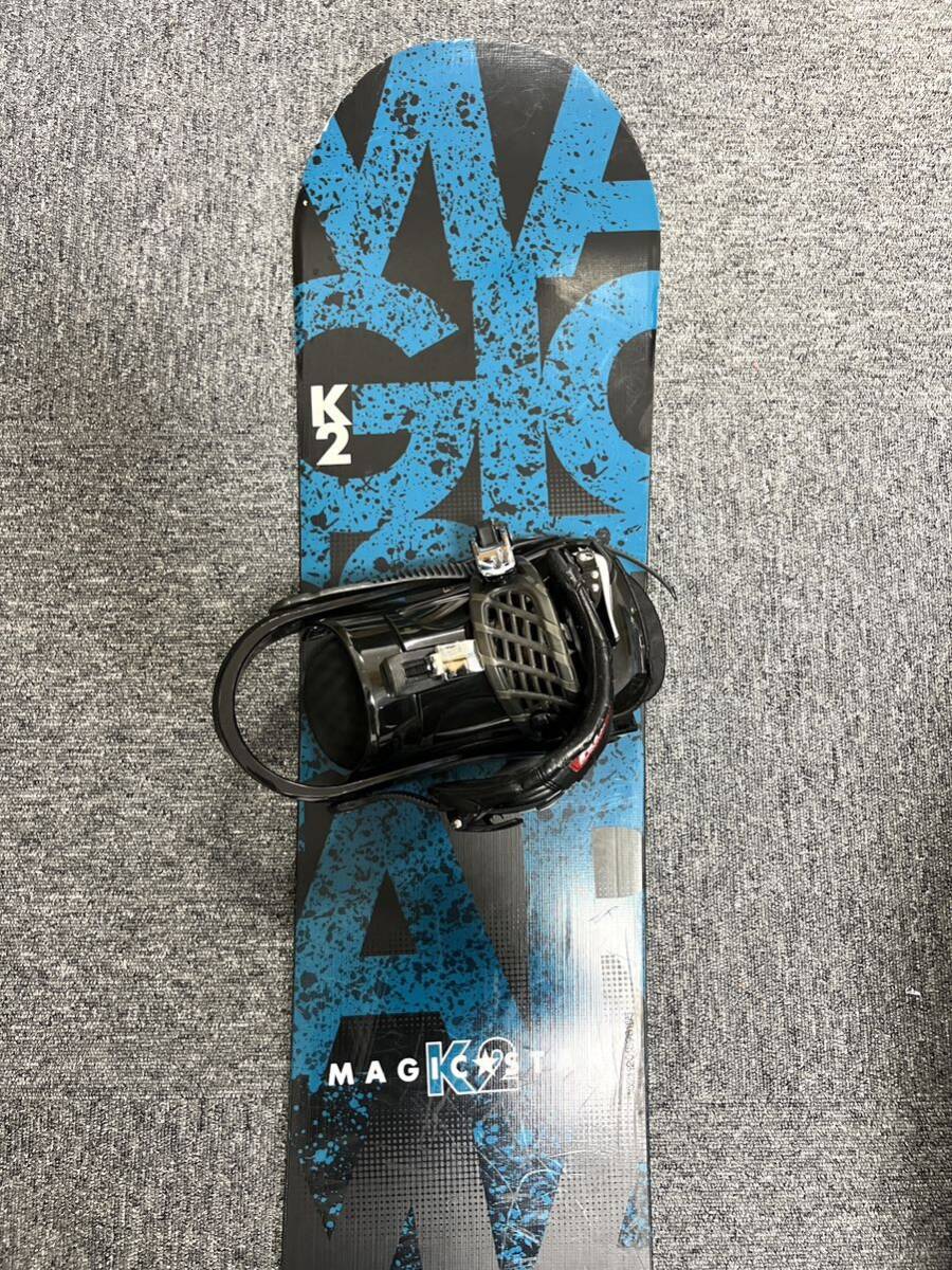 △ K2 MAGIC STAR フラットツインチップ スノーボード 155cm スノボ 