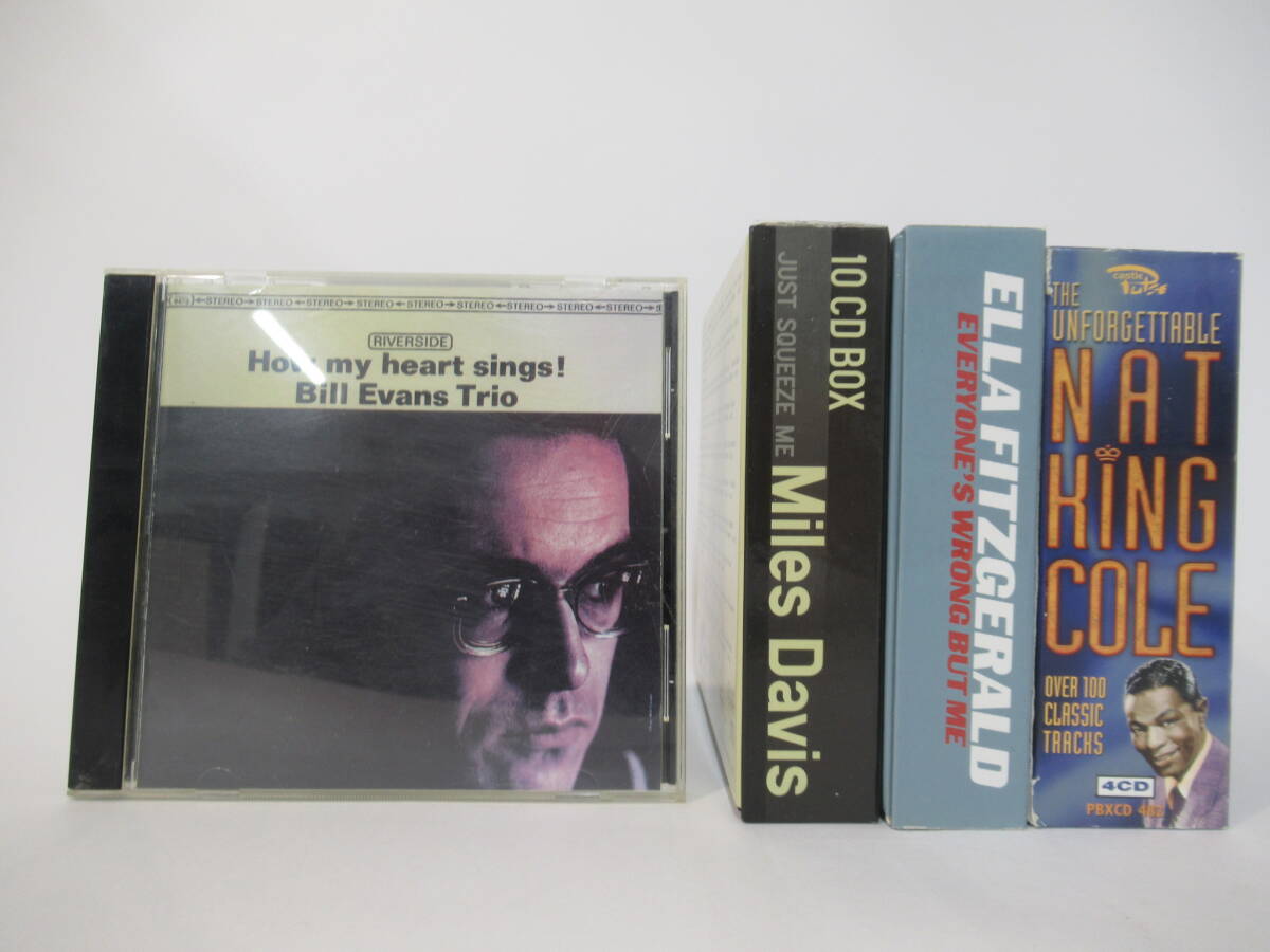 F26　洋楽　Jazz CD box 、Bill Evans まとめ　Nat King Cole、Mile Davis など_画像1