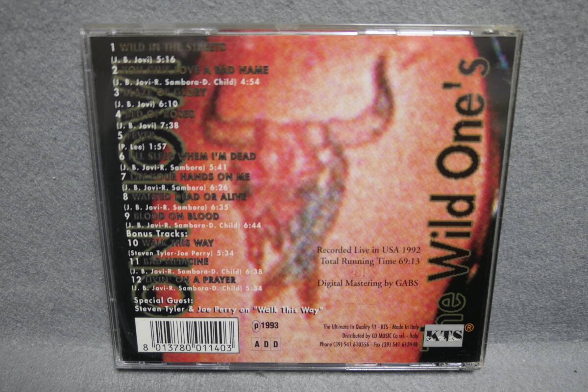 ★同梱発送不可★中古CD / BON JOVI / The wild one's / LIVE in USA 1992 ボン・ジョヴィ_画像2