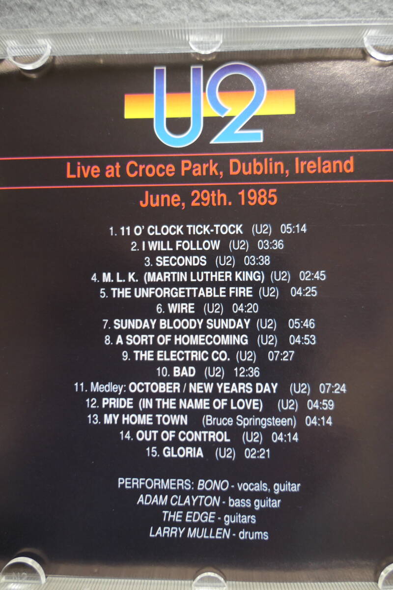 ★同梱発送不可★中古CD / U2 / Live At Croce Park, Dublin, Ireland June, 29th. 1985_画像4