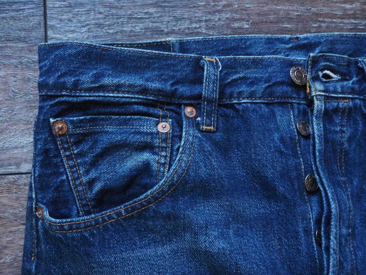 リーバイス LEVI'S LVC 501xx 50155-0064 1955年復刻モデル ビッグE w30 オリジナル 実寸w80cm_画像5