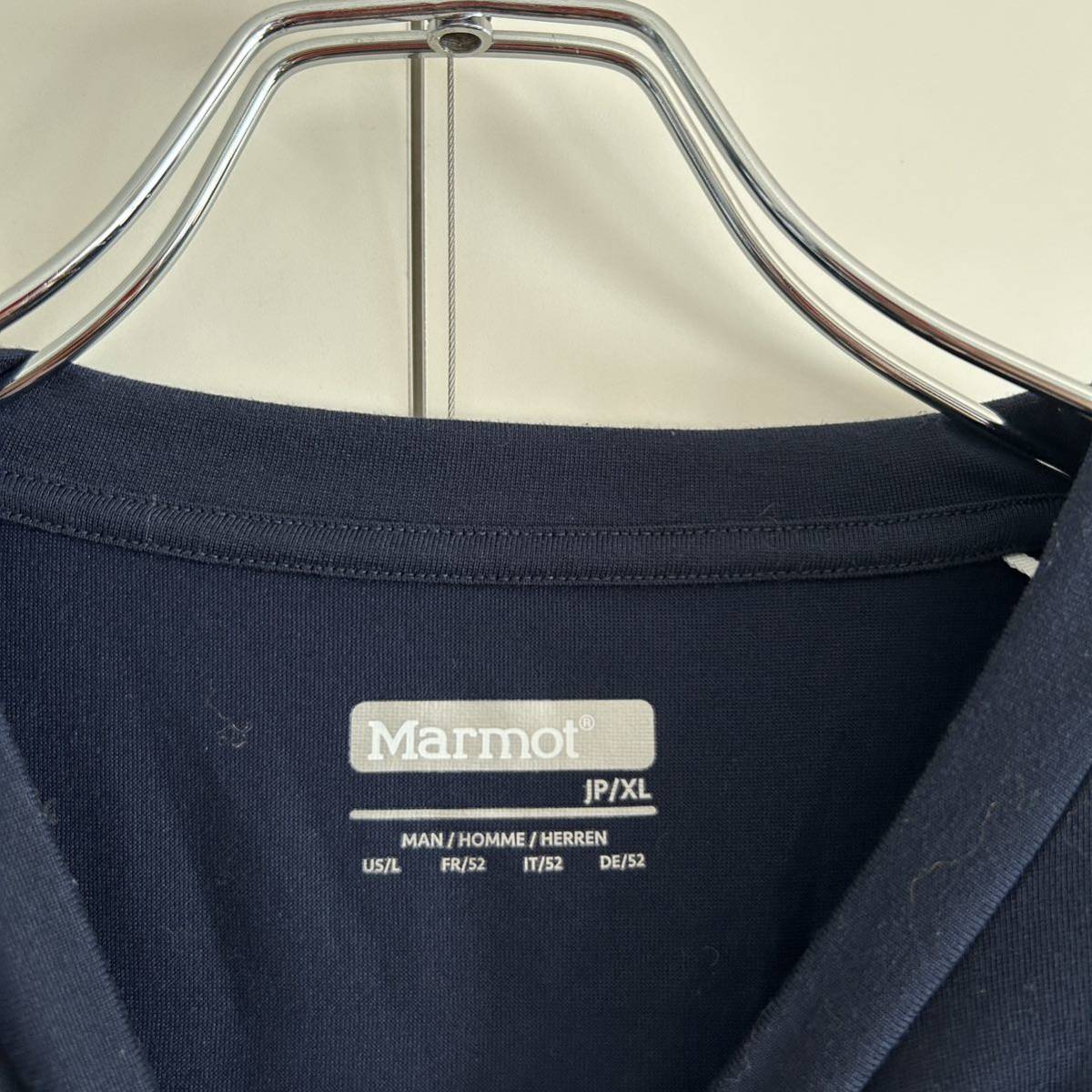 Marmot マーモット ドライ Tシャツ XL ビッグプリント アウトドア 大きいサイズ_画像4