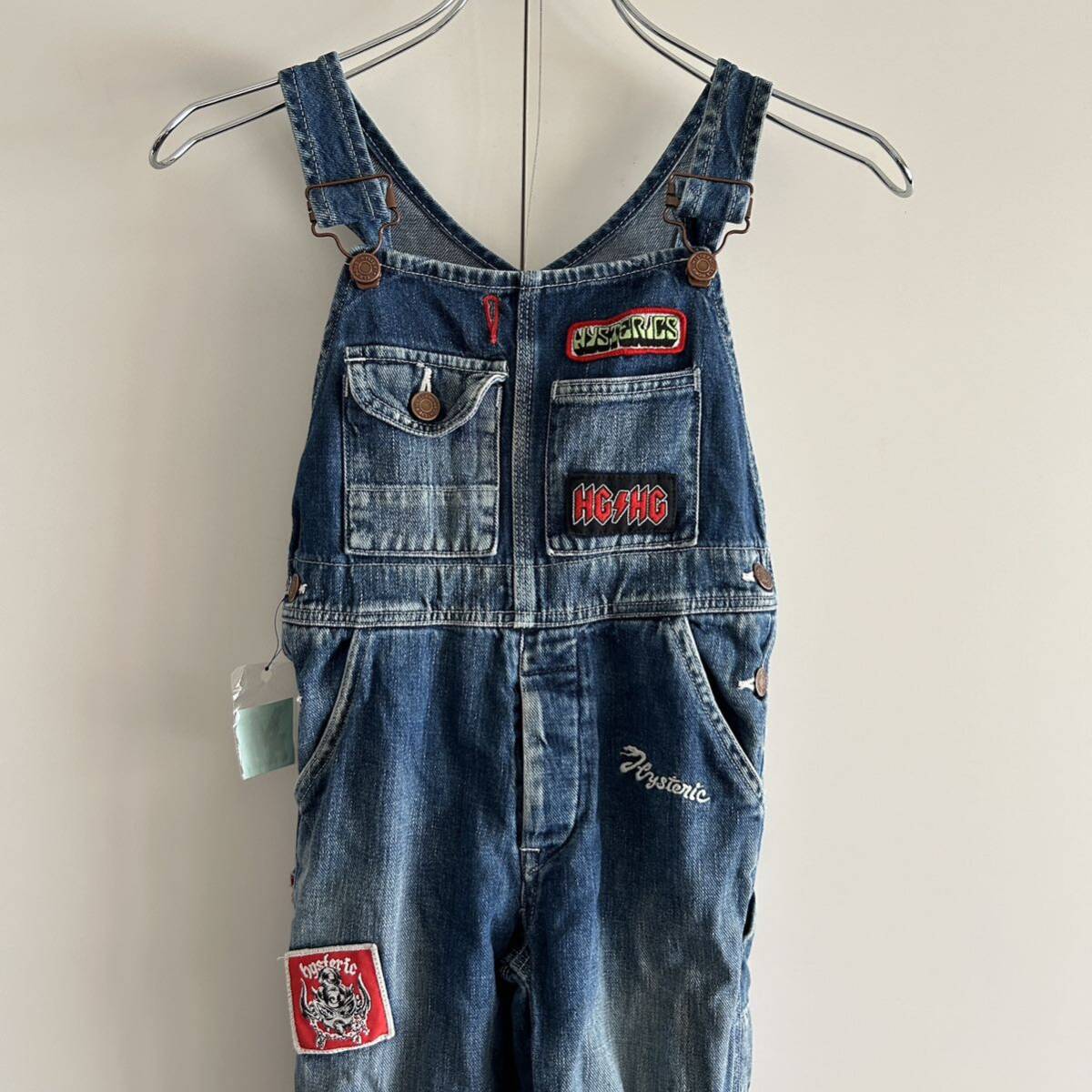 HYSTERICShi стерео liks Denim комбинезон 120 б/у обработка 