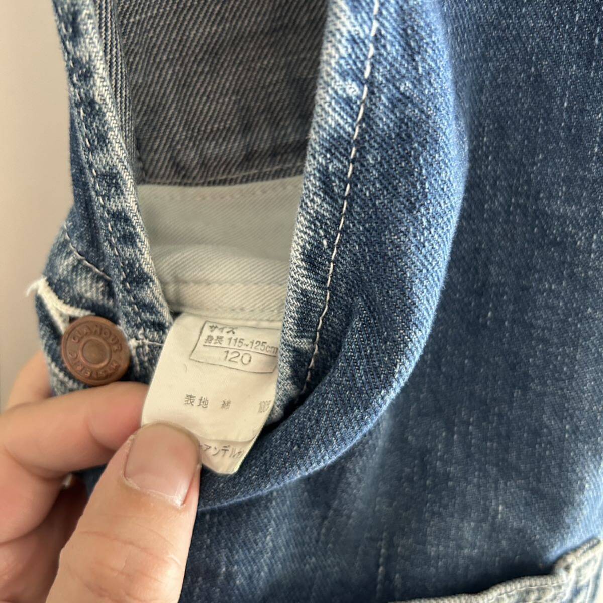 HYSTERICShi стерео liks Denim комбинезон 120 б/у обработка 