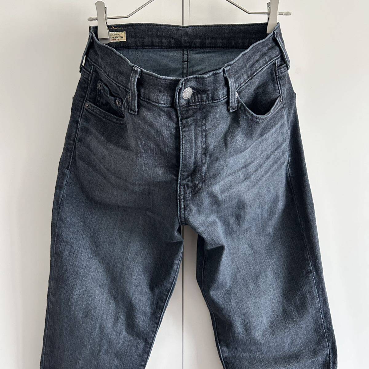 LEVI'S PREMIUM リーバイス 511 ブラックジーンズ デニムパンツ w30 ストレート ストレッチ _画像1