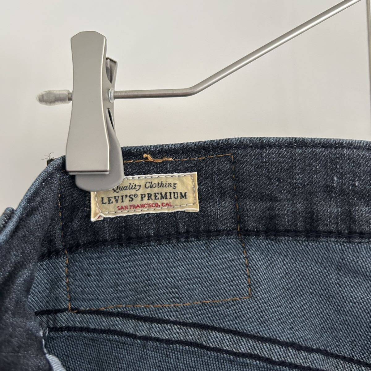 LEVI'S PREMIUM リーバイス 511 ブラックジーンズ デニムパンツ w30 ストレート ストレッチ _画像7