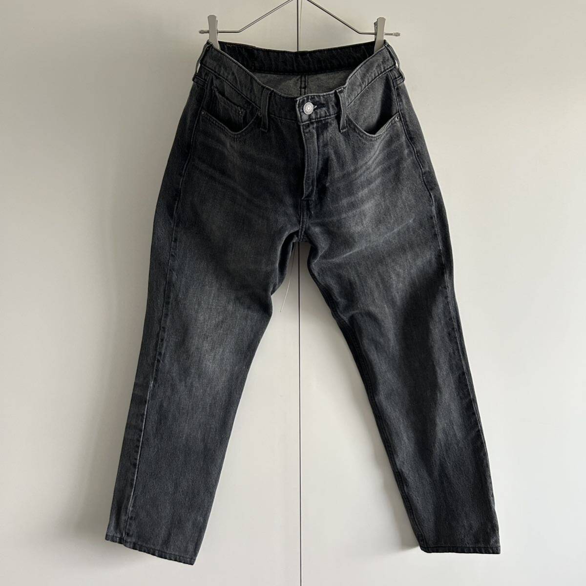 Levi's リーバイス 511 ブラックデニム ジーンズ w32 ユーズド加工 古着_画像2