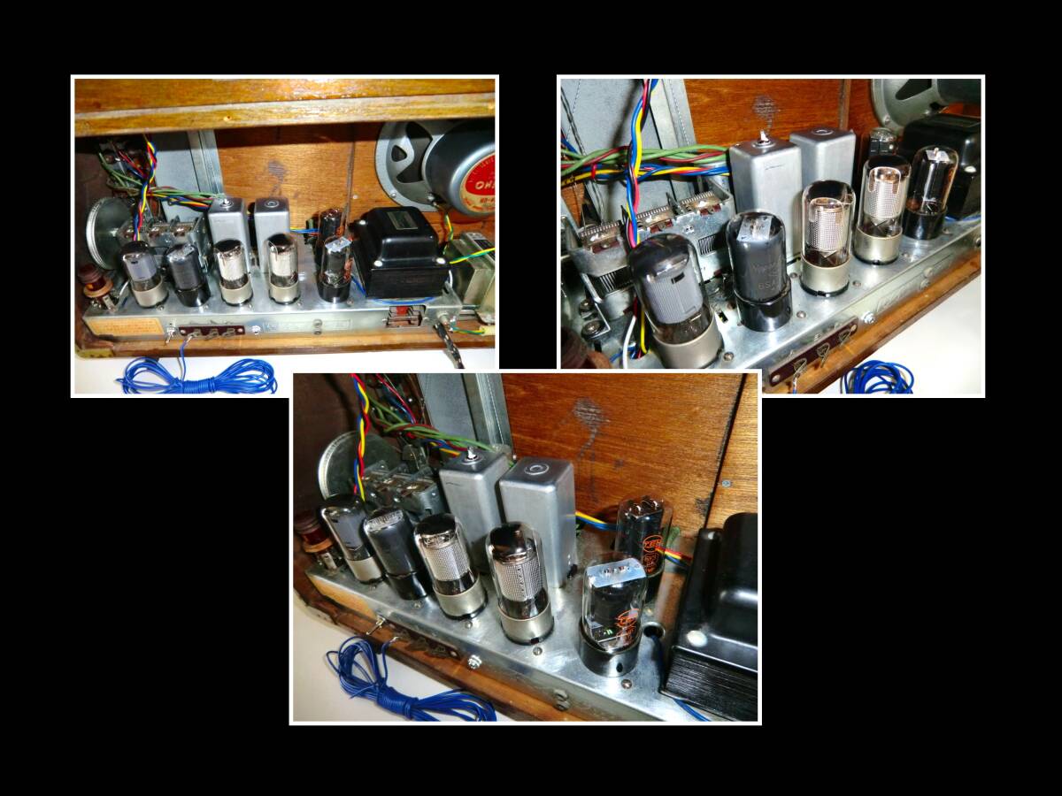 整備済・タイヘイ製 高周波付 GT管使用７球スーパーラジオ（６R－17）の画像8