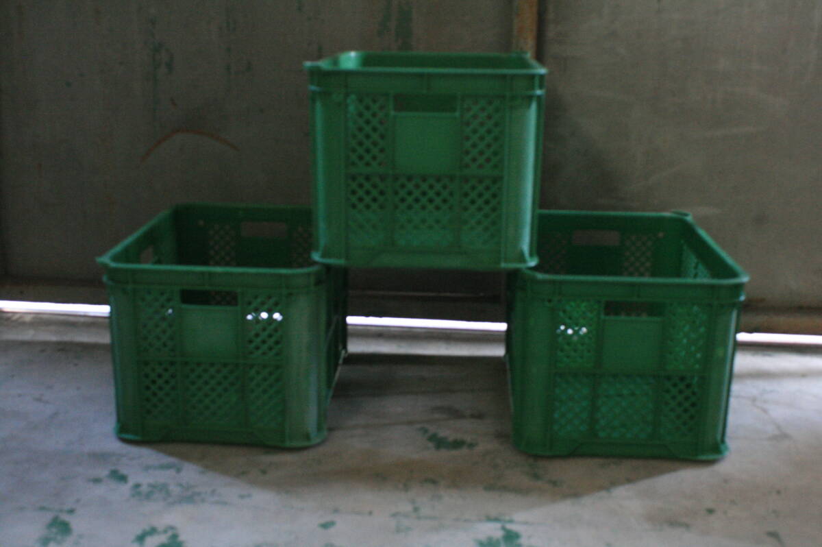  зеленый ② солнечный ko- солнечный тенор 3 шт. комплект .. корзина крепкий ... корзина контейнер box сельское хозяйство для коллекция контейнер фрукты хранение . для перевозки 