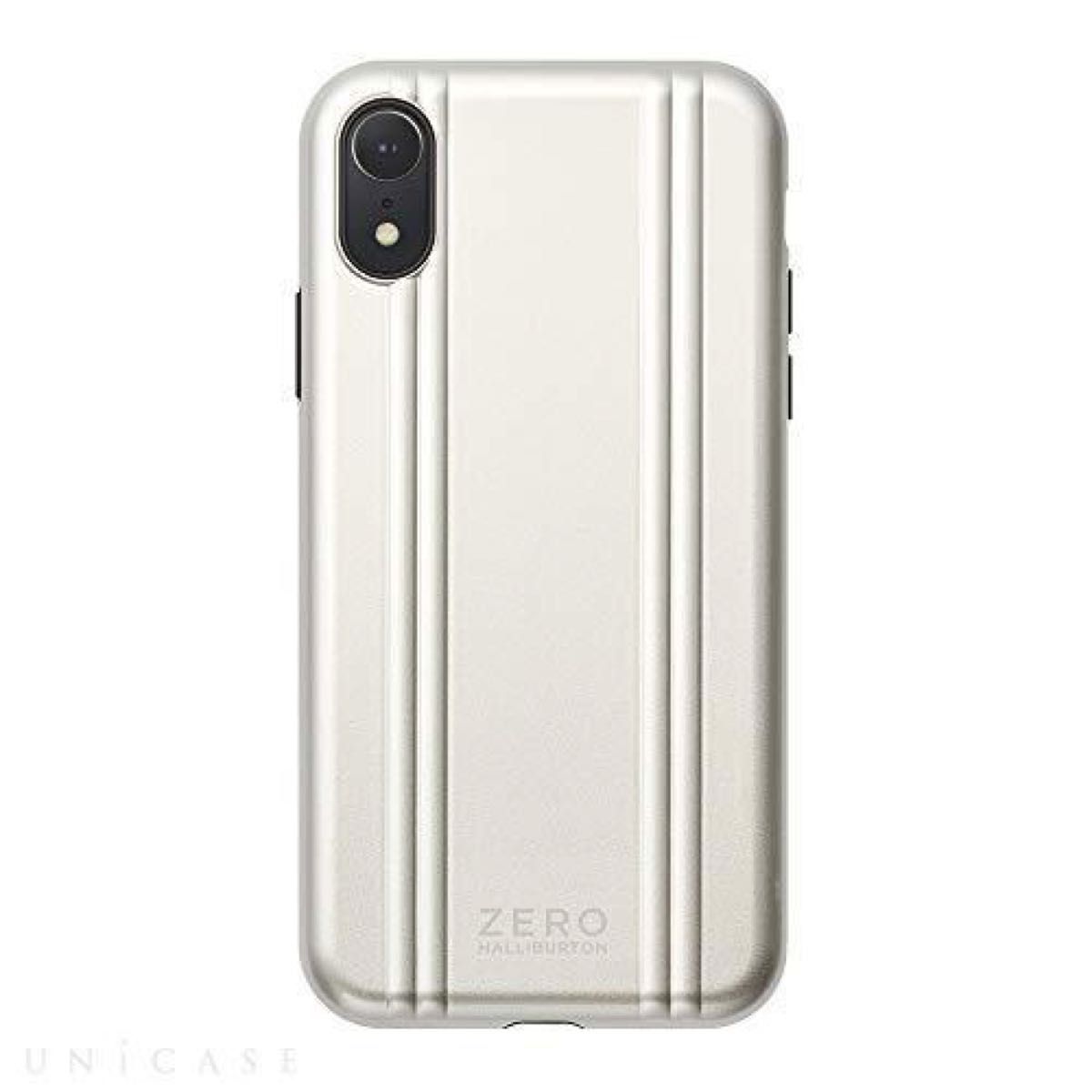 iPhoneXR ケース ZERO HALLIBURTON ゼロハリバートン Hybrid Shockproof シルバー 未開封