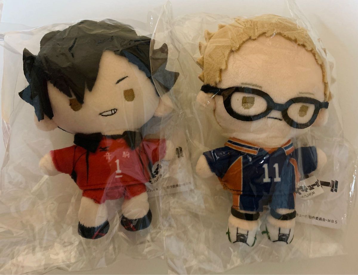 ハイキュー 黒尾鉄朗&月島蛍 むにゅぐるみ 新品 未開封|Yahoo!フリマ
