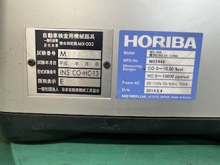 ホリバ排気ガステスター現行機種 MEXA-324M 有資格者整備および精度チェック済程度良好品の画像2