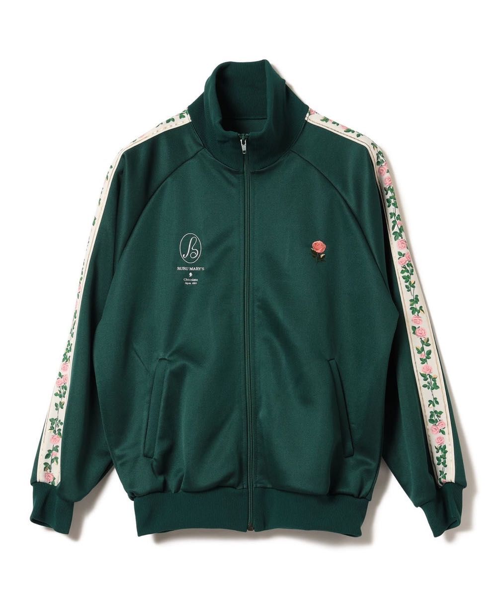 BEAMS RURU MARY'S ルルメリーのジャージ上 グリーン green BEAMS RURU MARY'S ルルメリーのジャージ上 グリーン green