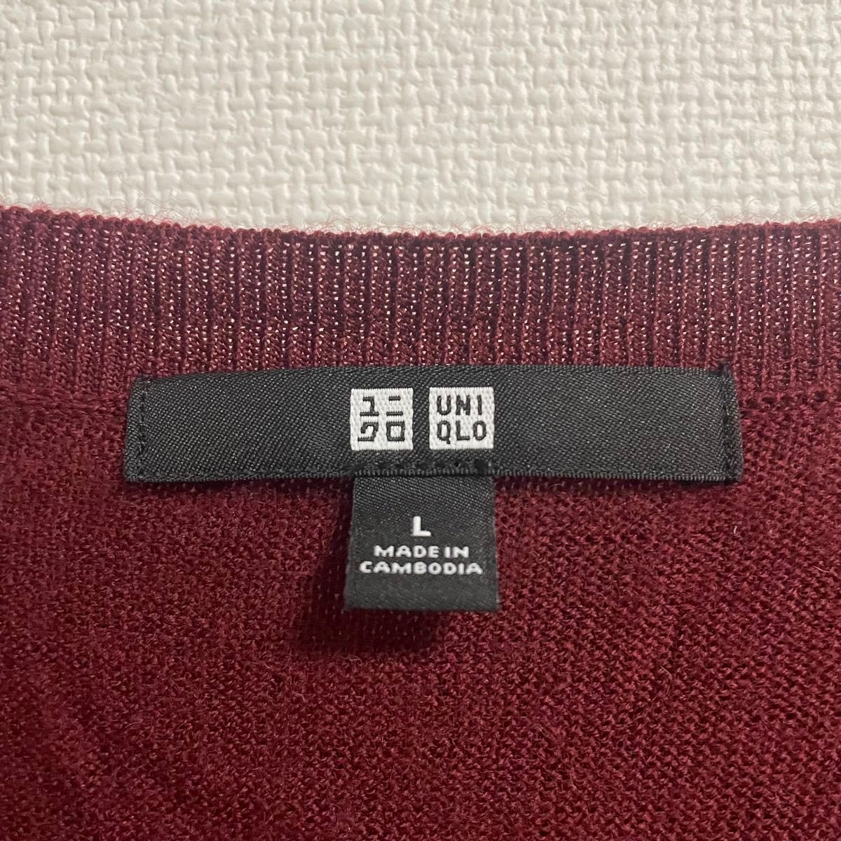 UNIQLOユニクロ エクストラファインメリノVネックセーター UNIQLOユニクロ エクストラファインメリノVネックセーター