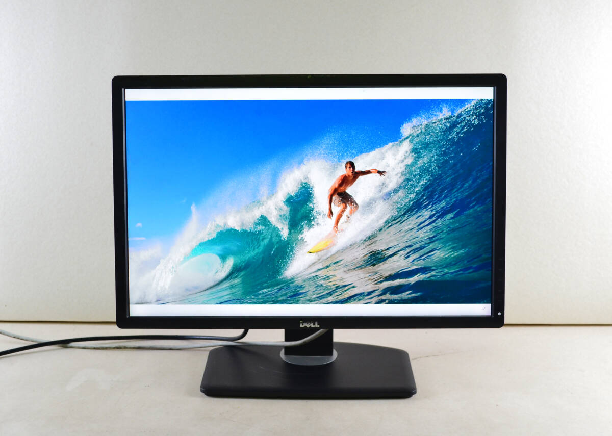 DELL　U2413f　24型ワイド　WUXGA　ゲーミング　HDMI/DP　回転・縦型表示　IPSパネル　LED　ディスプレイ　④_画像1