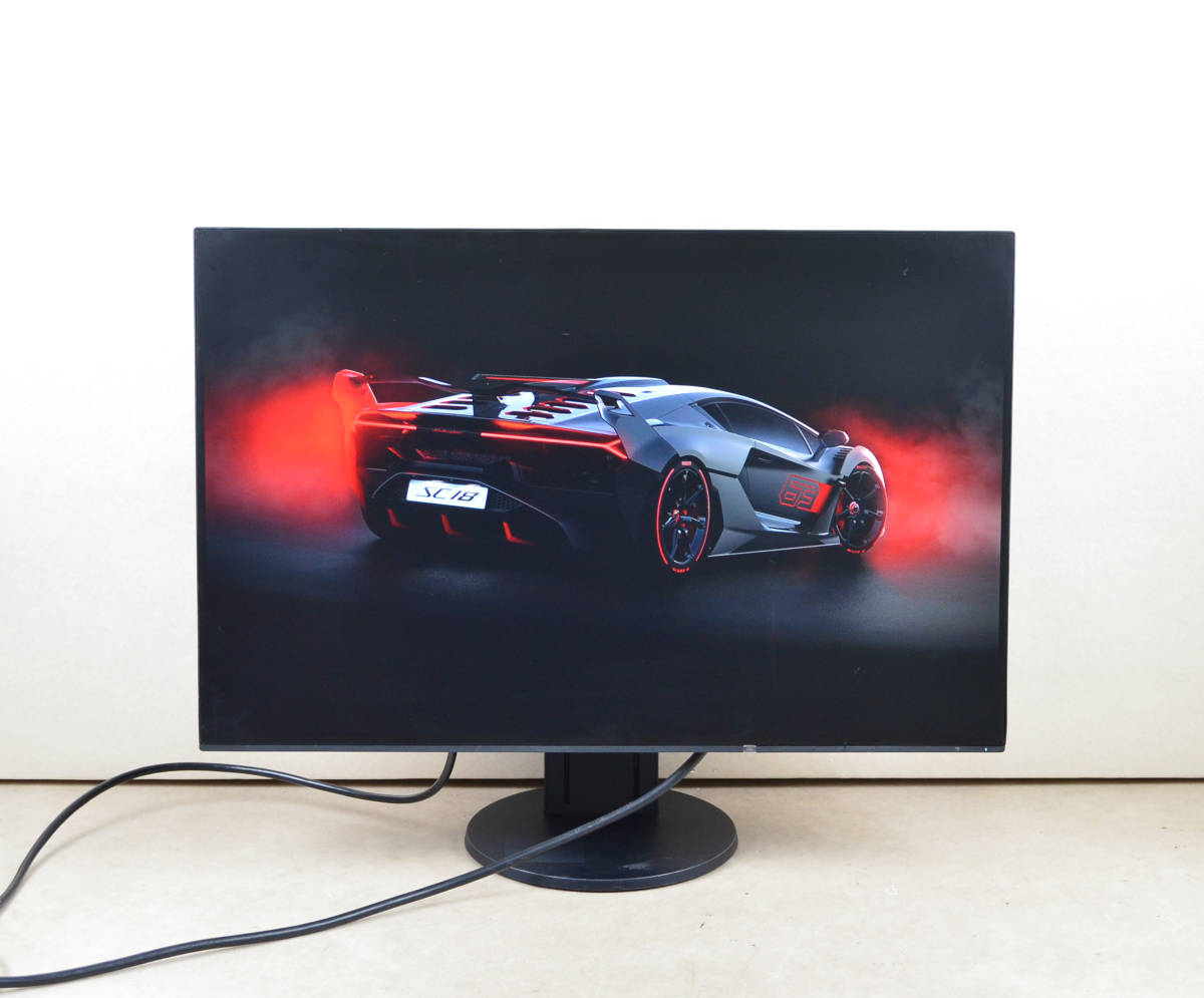 4477　超狭額ベゼル　EIZO　EV2456　24.1型ワイド　WUXGA　HDMI/DP　IPSパネル　左右回転　スピーカー　LED　ディスプレイ