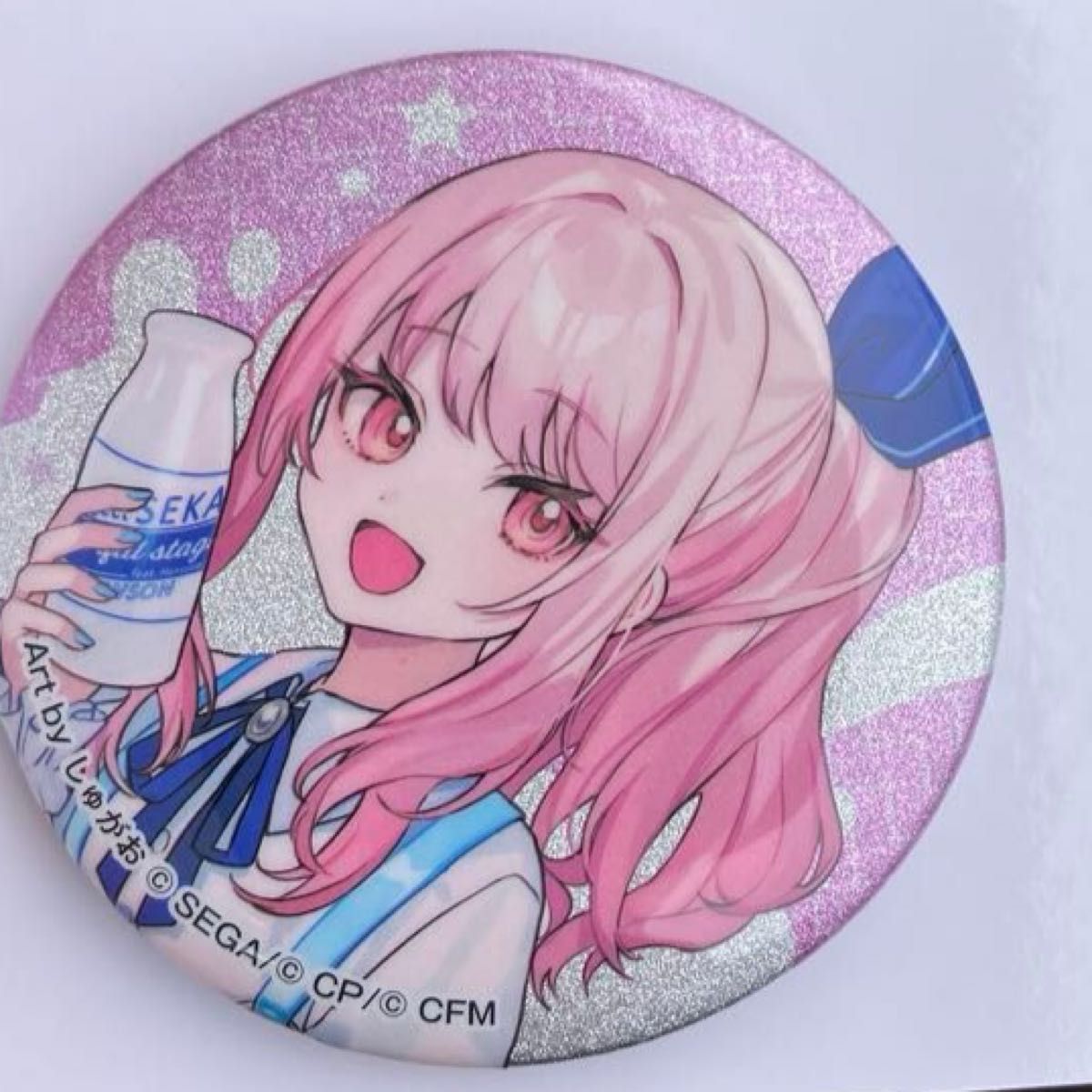 プロセカ プロジェクトセカイ グリッター缶バッジ ローソン 暁山 プロセカ プロジェクトセカイ グリッター缶バッジ ローソン 暁山