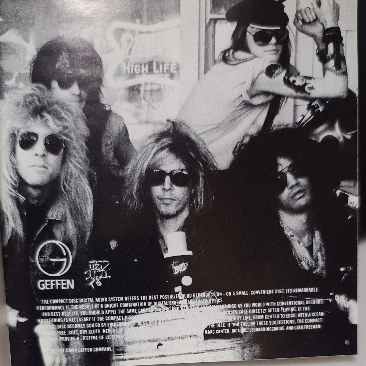 【GUNS N' ROSES】APPETITE FOR DESTRUCTION　ガンズ・アンド・ローゼズ 　CD アルバム