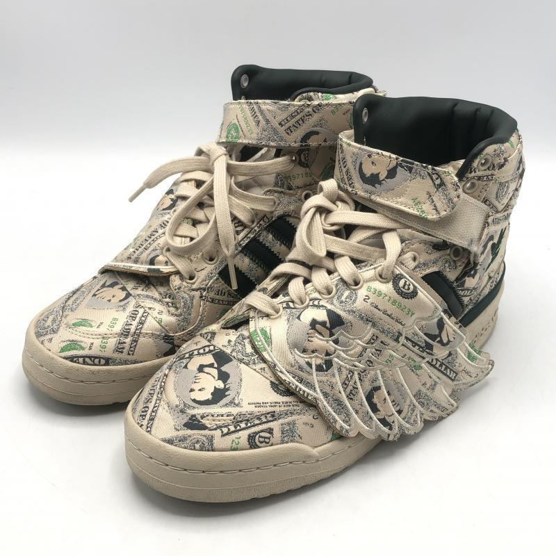 【中古】adidas × Jeremy Scott originals Forum High Wings 1.0 25.5cm Q46154 アディダス ジェレミー・スコット[240010422499]の画像1