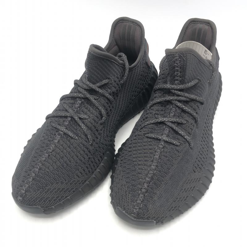 【中古】adidas Yeezy Boost 350 V2 Black 27.5cm FU9006[240010423134]_画像1