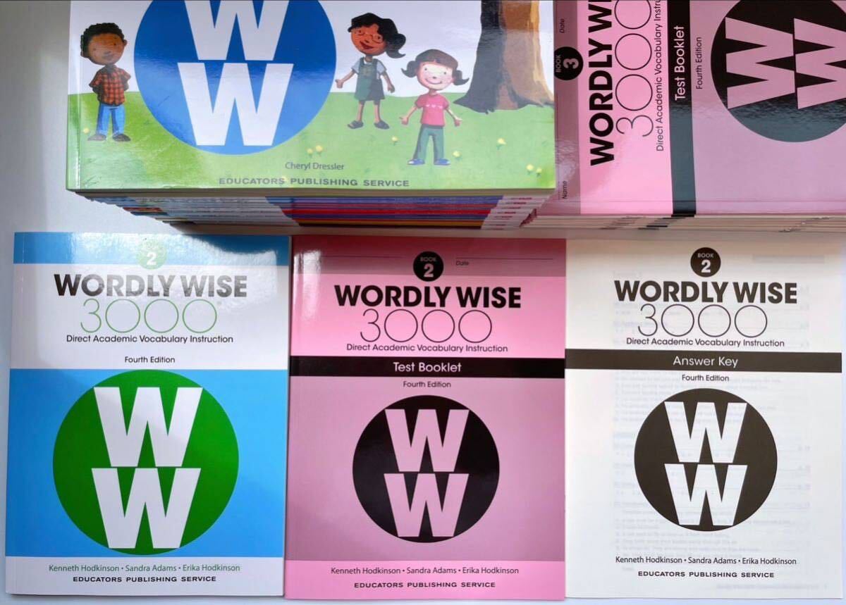 Wordly Wise 3000 4th Edition ワークブック＋練習問題＋解答書　一部コース付き　語彙力　英語教材　海外発送　新品_画像3