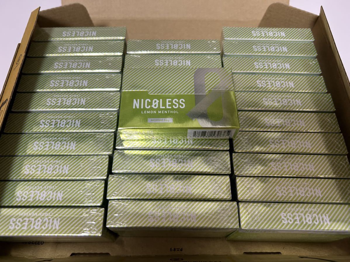 NICOLESS ニコレス レモンメンソール 20本入り×30箱の画像1