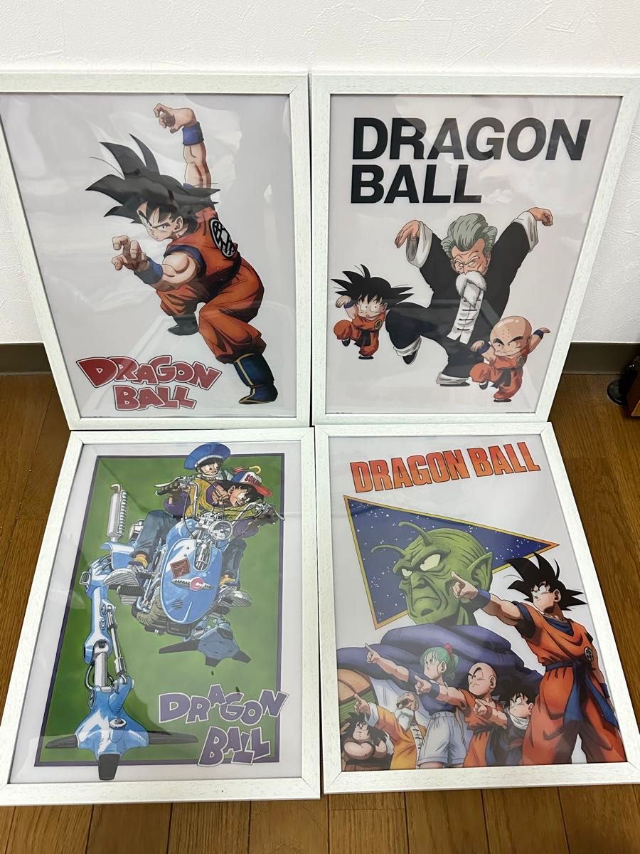 ドラゴンボール ビジュアルボード A3原画ポスター セット 白色 ドラゴンボール ビジュアルボード A3原画ポスター セット 白色