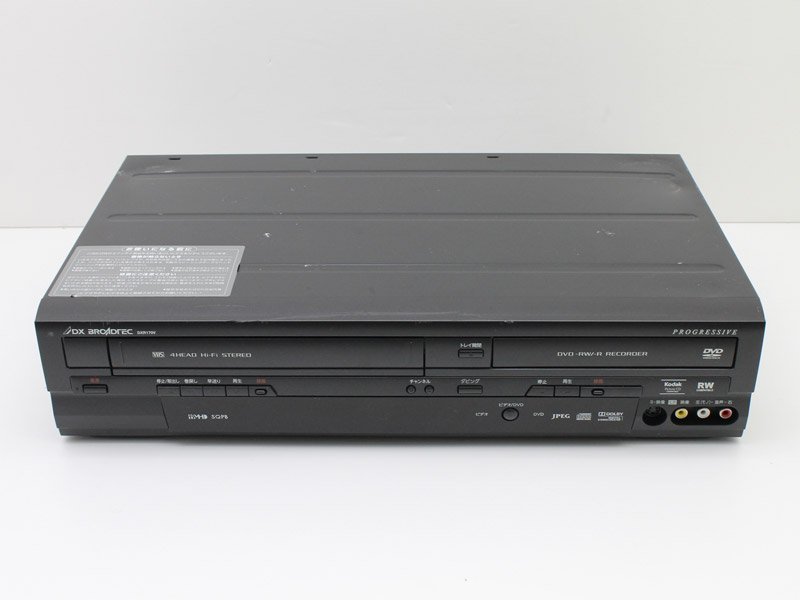 送料無料♪ 地上デジタルチューナー内蔵 ビデオ一体型DVDレコーダー DXアンテナ DXブロードテック DXR170V B-CASカード B73N_画像2