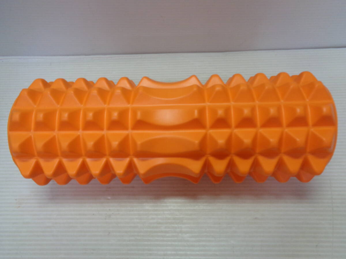 *ELOSIS foam roller 3 point set orange hand foam roller stretch ball .. Release yoga paul (pole) storage sack attaching 