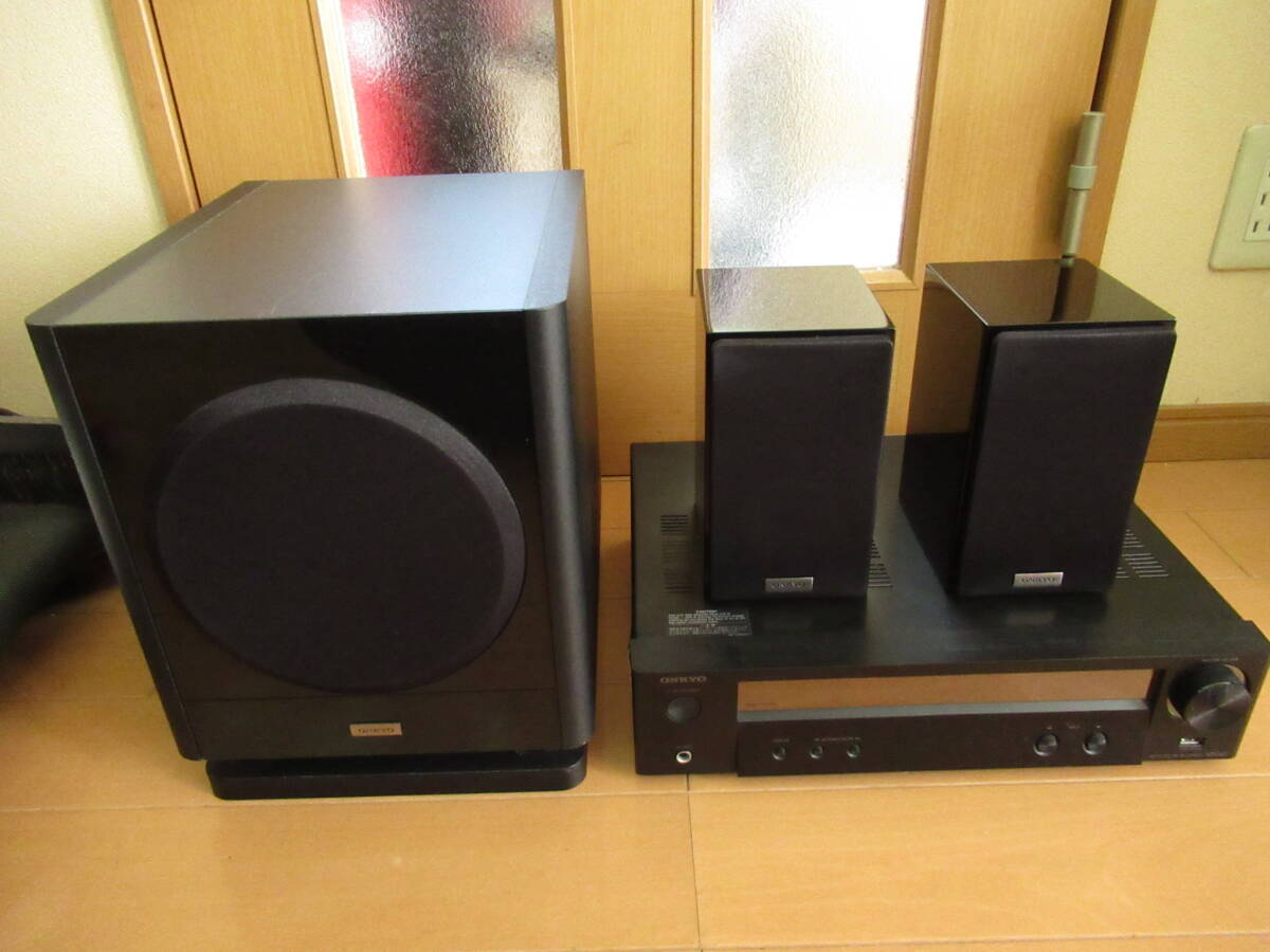 ★美品★　ONKYO　BASE-V50(B)　ホームシアターシステム　音響機器　スピーカーシステム　OK9597_画像1