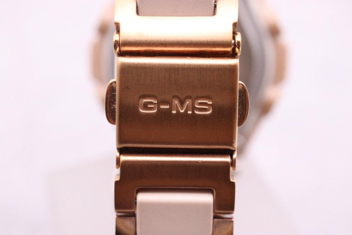 【中古】CASIO baby-G カシオ ベイビーＧ 5575 G-MS MSG-W200CG 5575 MULTI BAND 6 ソーラー電波 腕時計 レディース 動作未確認【漂亮】_画像4