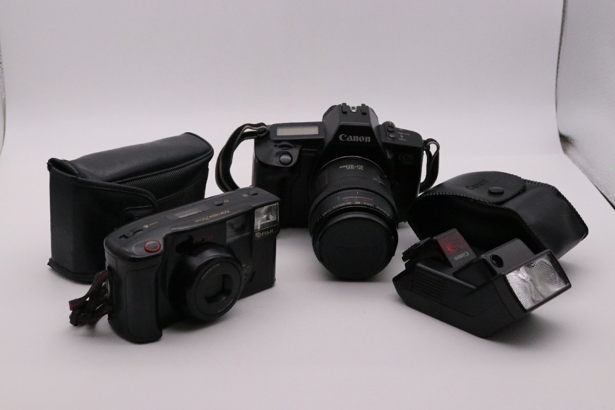 【中古良品】Canon EOS630 キャノン フィルムカメラ レンズ EF35-105mm F3.5-4.5 ストロボ スピードライト 300EZ ZOOM CARDIA 700 DATEの画像1