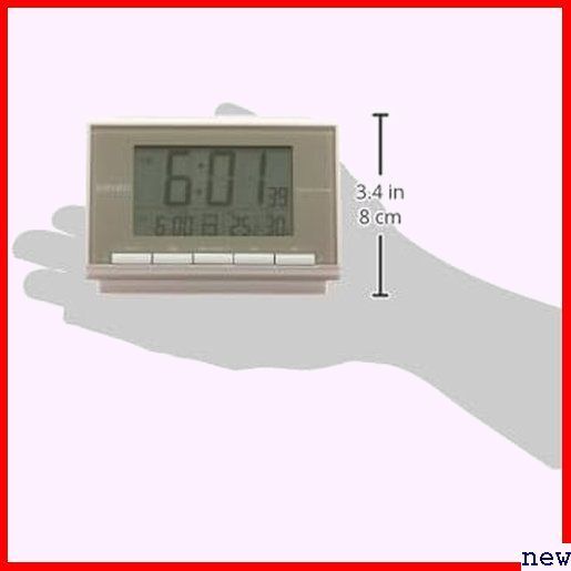 新品◆ セイコークロック SEIKO SQ698P パール 薄ピンク 表示 湿度 セイコー Clock Seiko 128_画像6