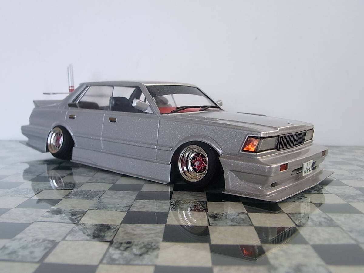 **1/24 final product 430 Cedric old car group car highway racer gla tea n lowrider full kit **